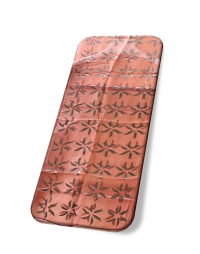 Echarpe satin dévoré en soie <br> (Réf 20001)