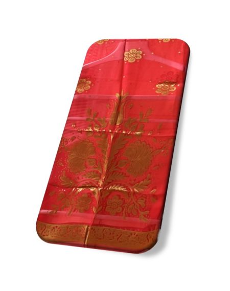 Echarpe satin dévoré en soie <br> (Réf 20002)